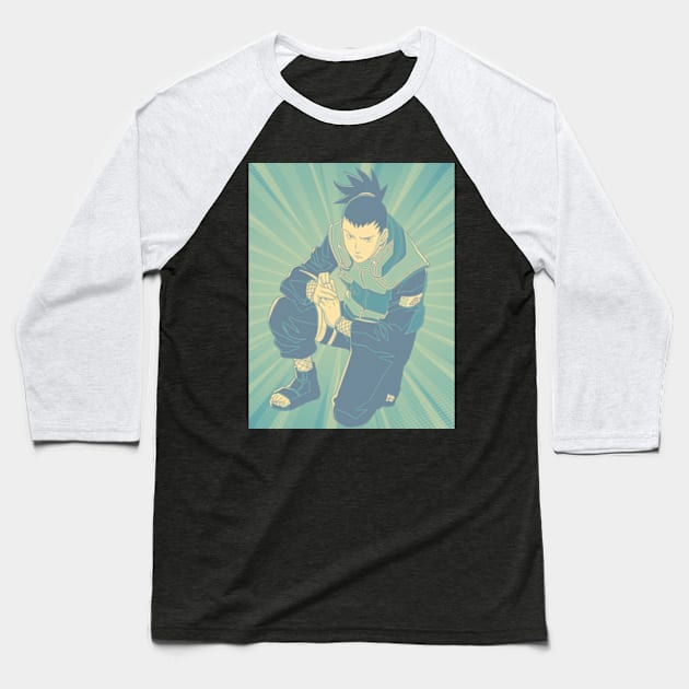 shikamaru Baseball T-Shirt by DinoZard